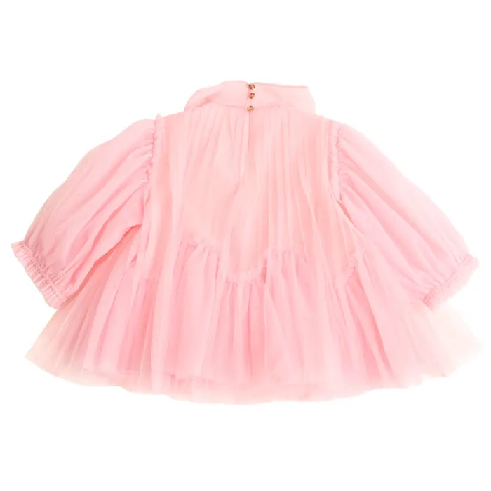 Tia Cibani Kids Child Florence Flounce Blouse Dust