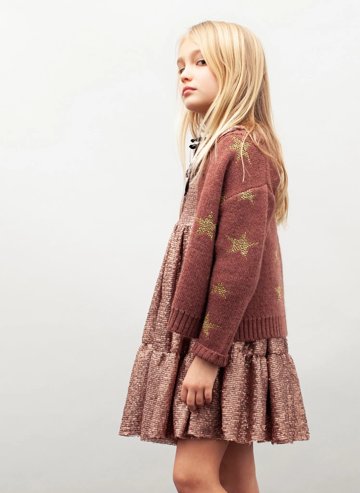 tocoto vintage Girls Sequin Dress