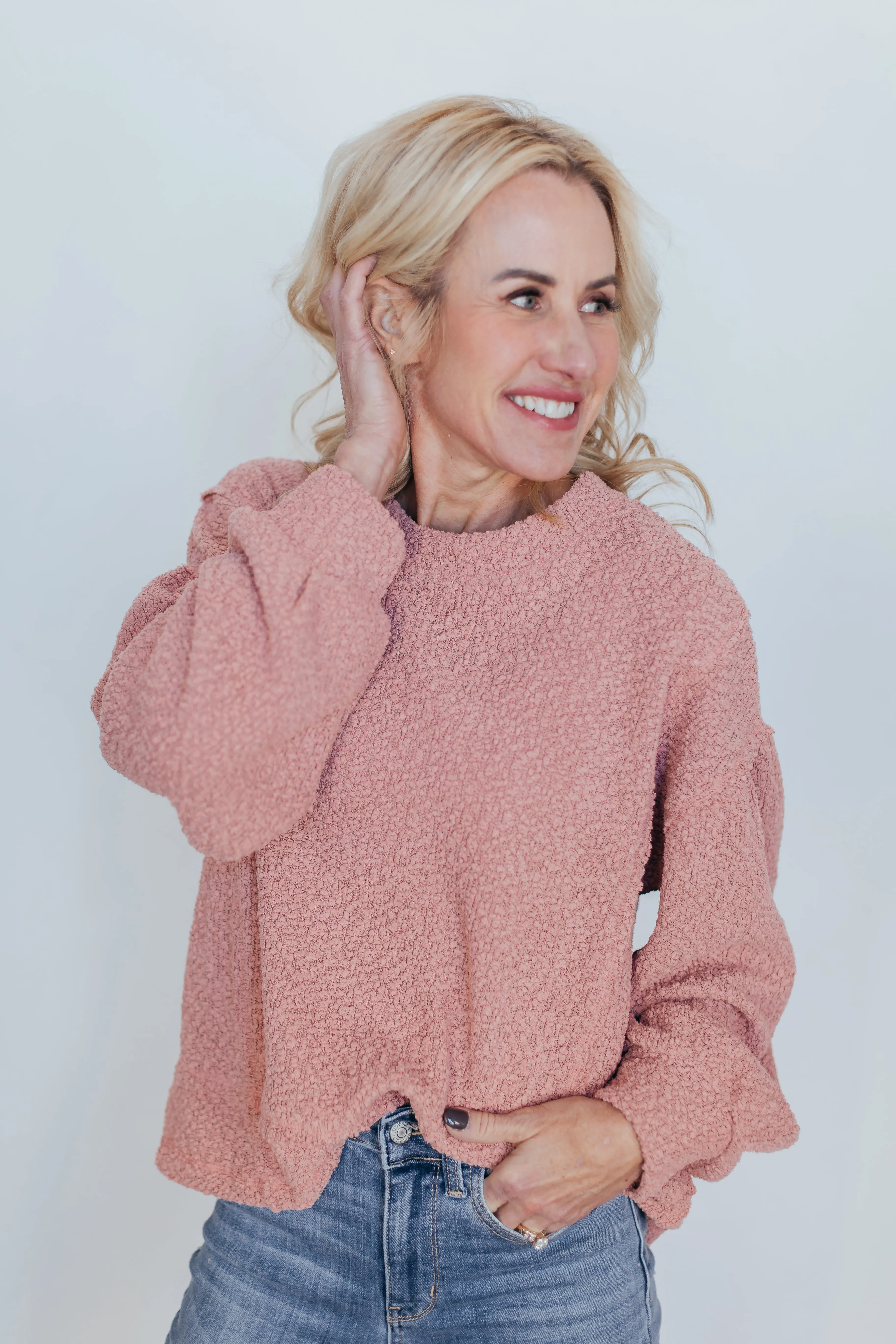 Trina Textured Pullover