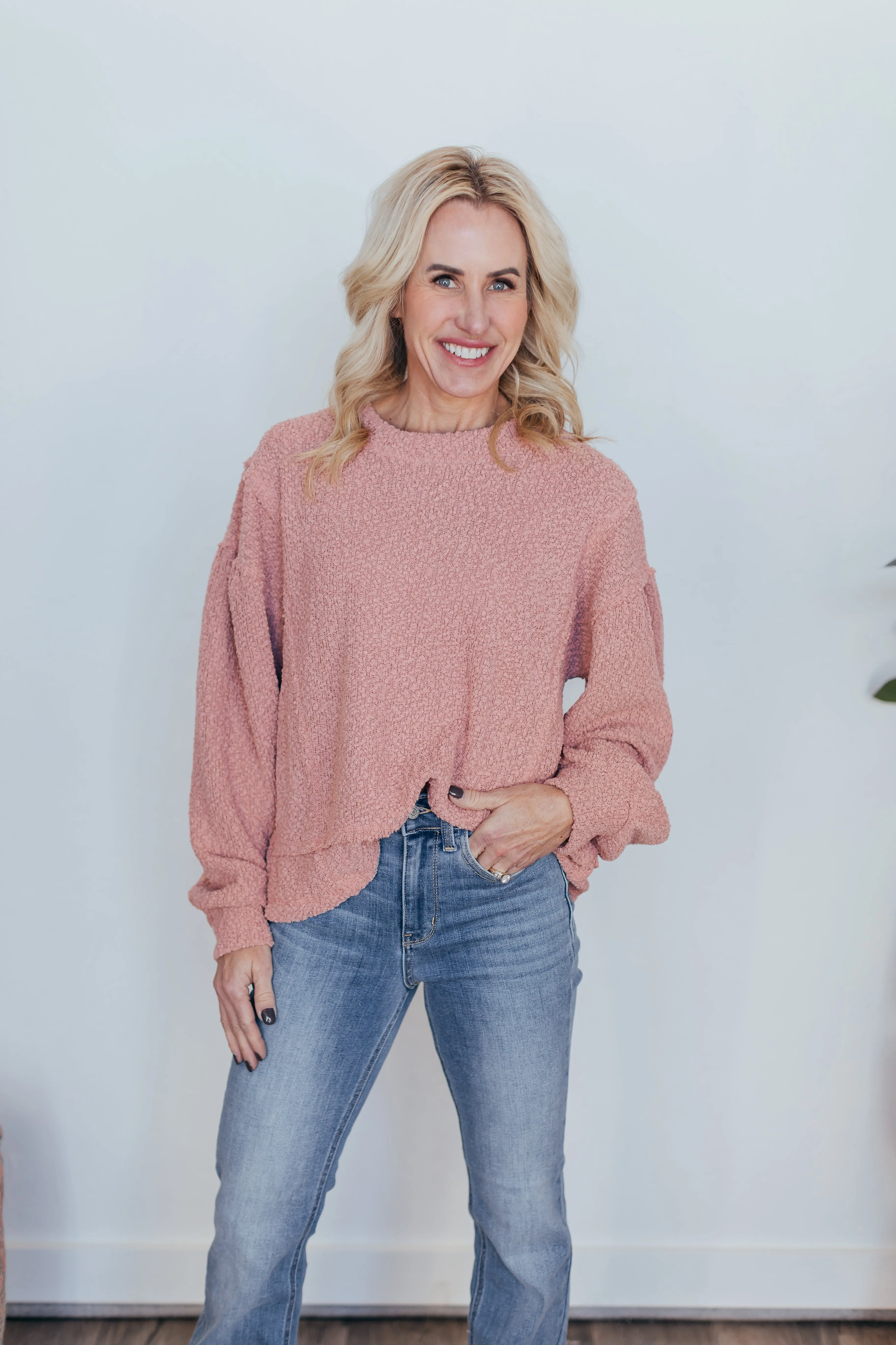 Trina Textured Pullover