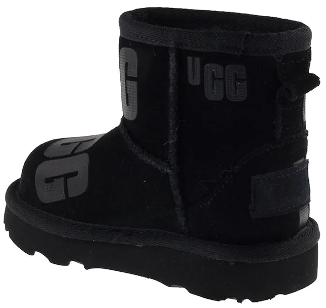 Ugg Boots Infant Classic Mini Scatter Graphic Black