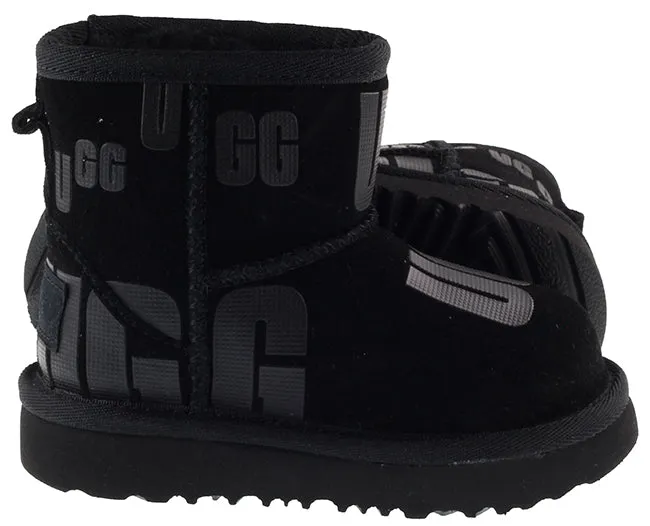 Ugg Boots Infant Classic Mini Scatter Graphic Black