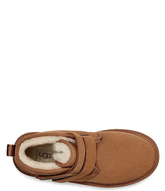 UGG Neumel Platform Suede Strap Booties