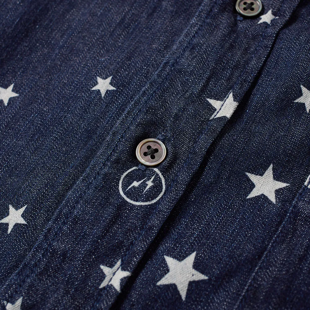 Uniform Experiment Indigo Star ShirtIndigo