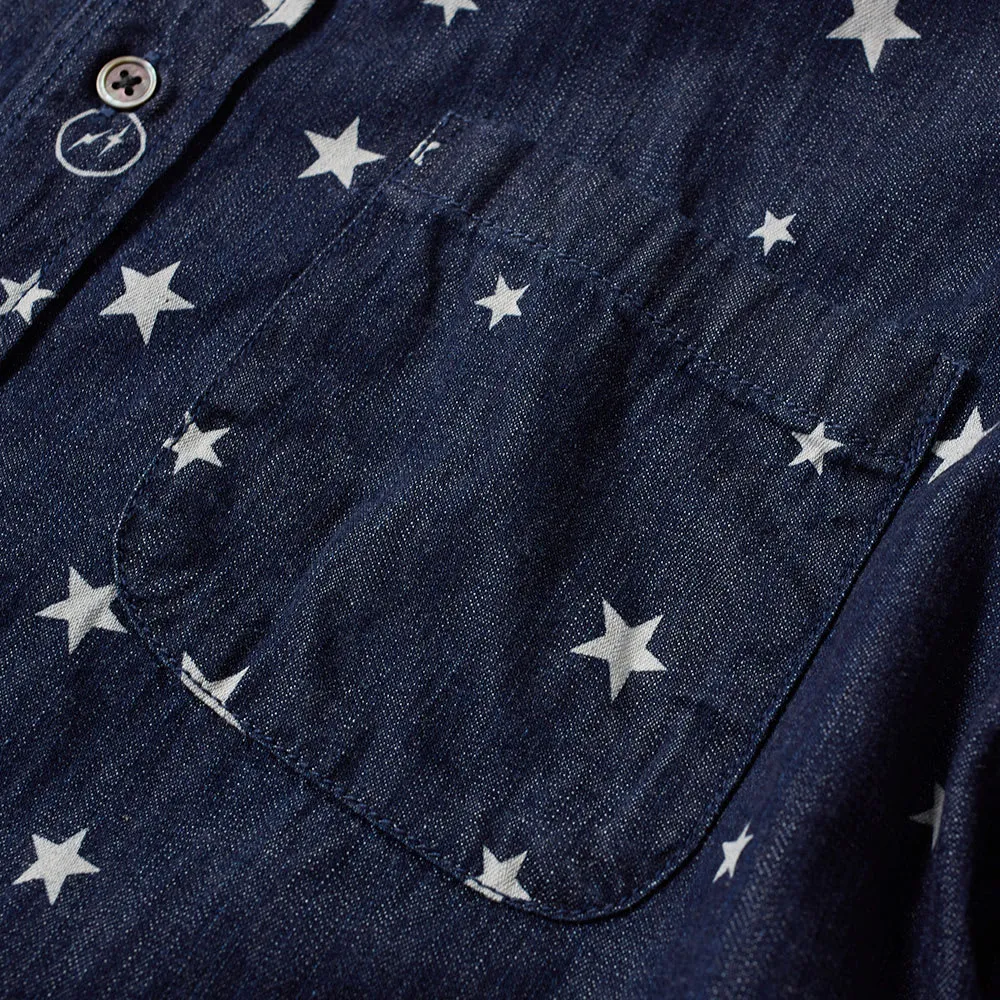 Uniform Experiment Indigo Star ShirtIndigo