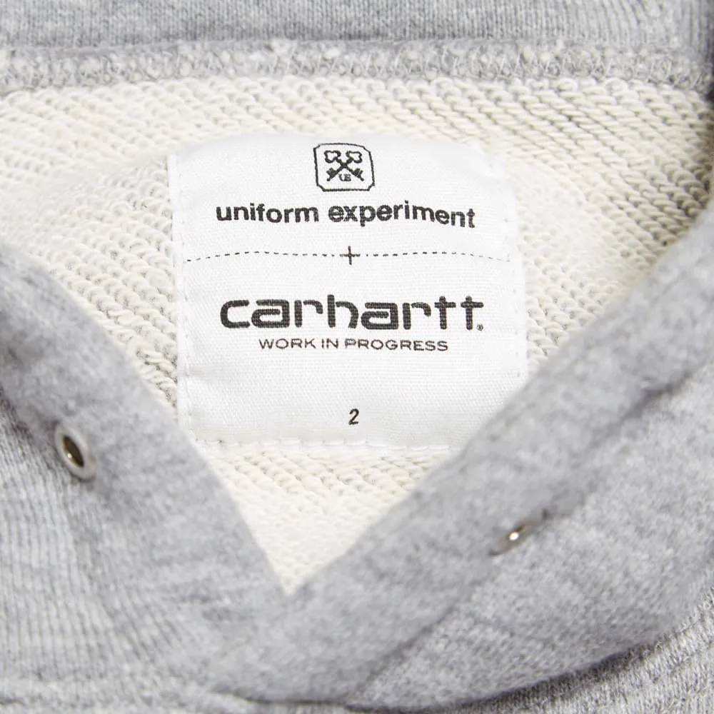 Uniform Experiment x Carhartt Logo Pull Over Sweat ParkaGrey