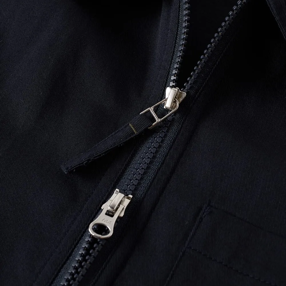 Universal Works Uniform Zip OvershirtNavy Twill