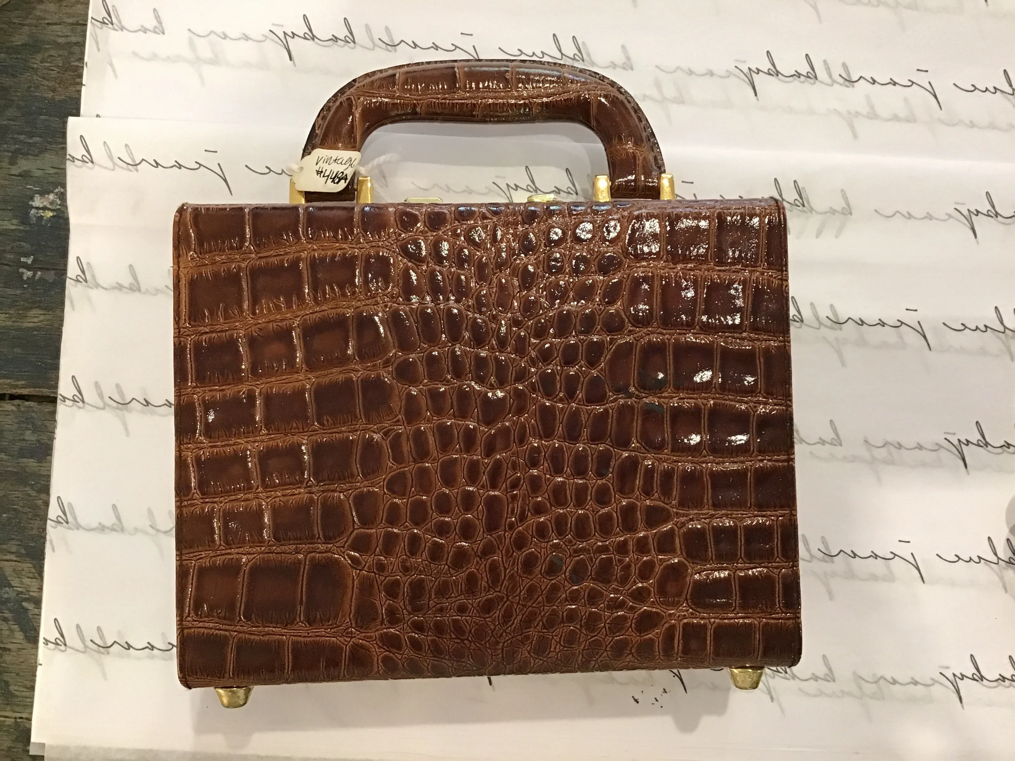 Vintage crocodile bag