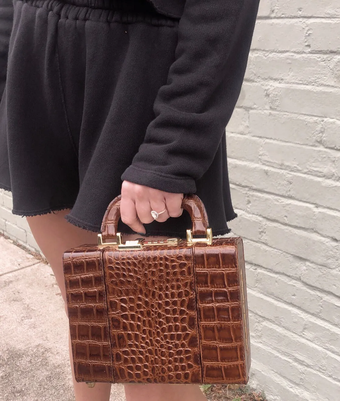 Vintage crocodile bag