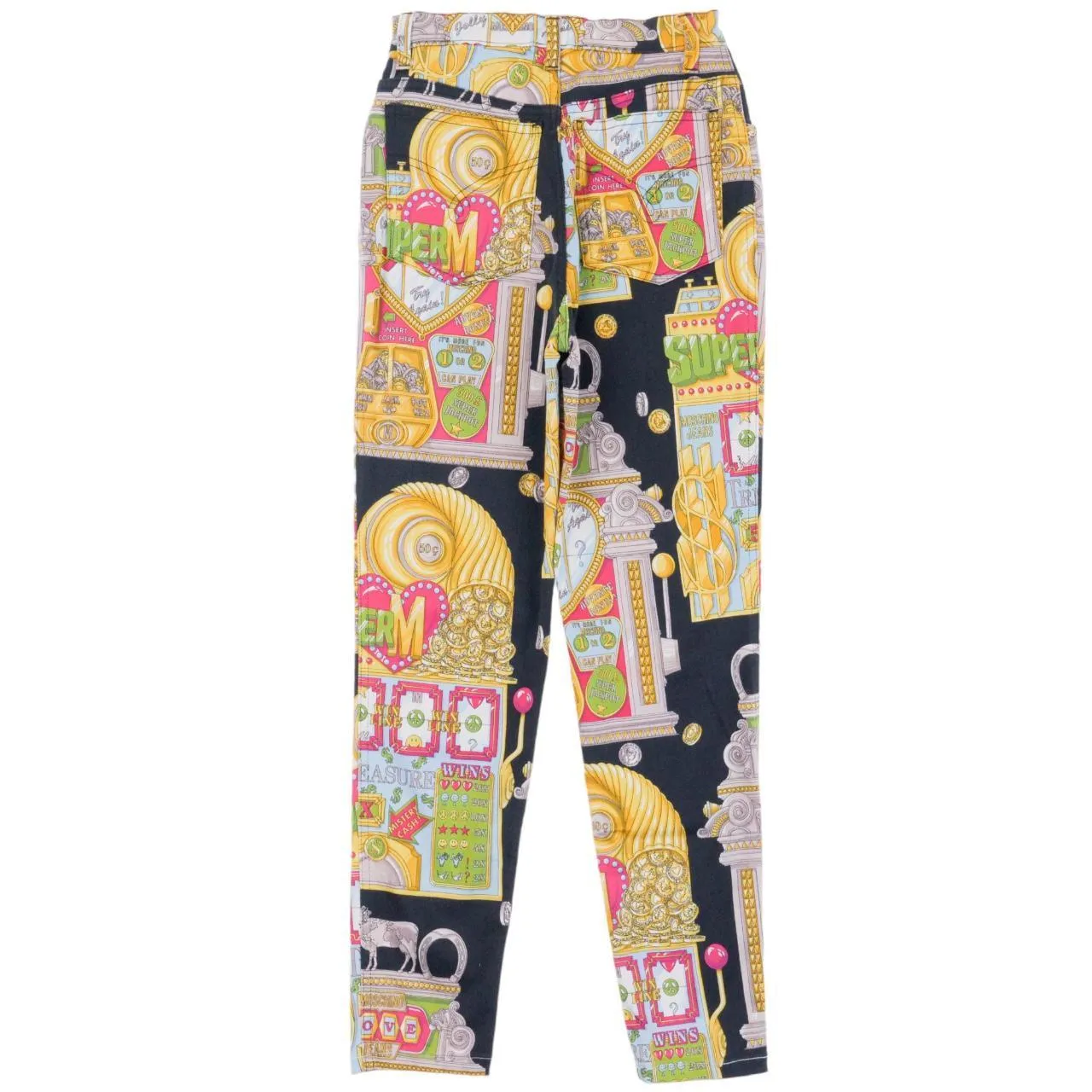 Vintage Moschino Slot Machine Trousers Size W26