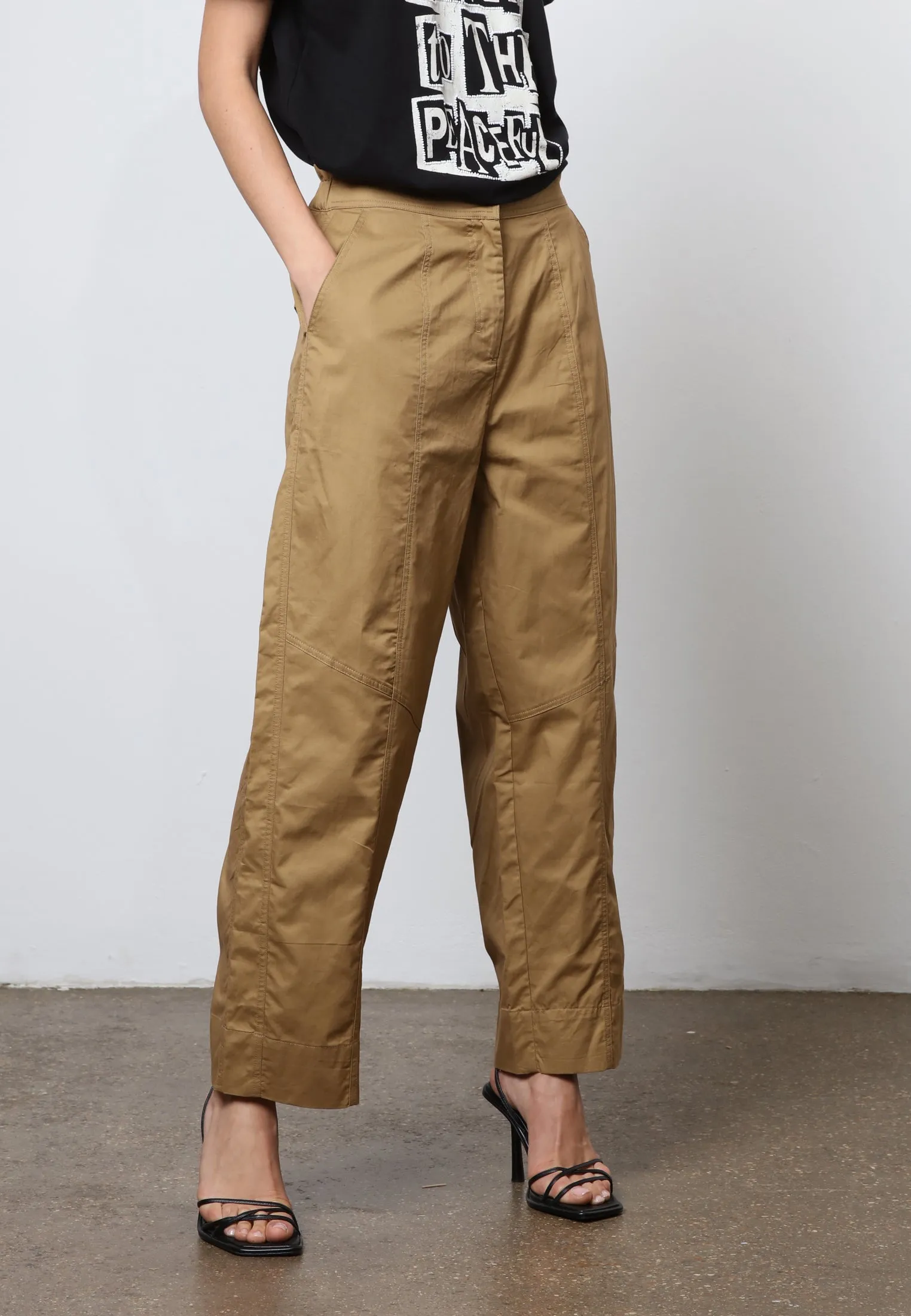 VIVID TROUSERS TOBACCO