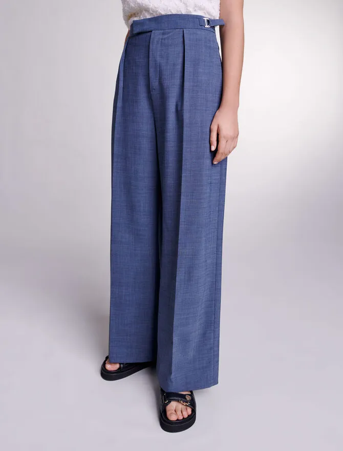 Wide-leg trousers