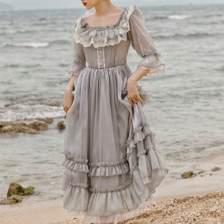 Windy Cloud Rococo Royalcore Princess Dress