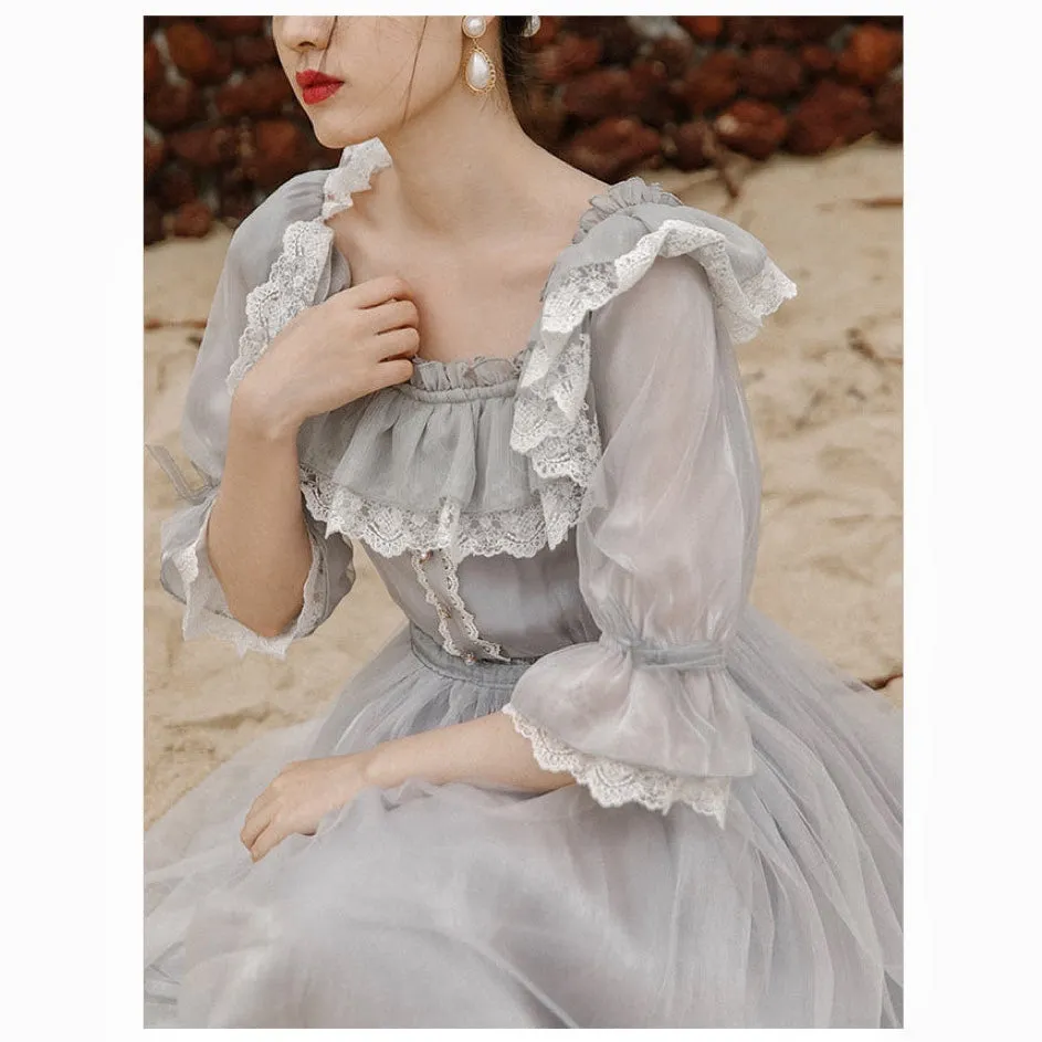 Windy Cloud Rococo Royalcore Princess Dress