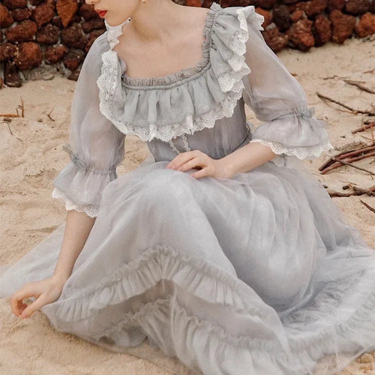 Windy Cloud Rococo Royalcore Princess Dress