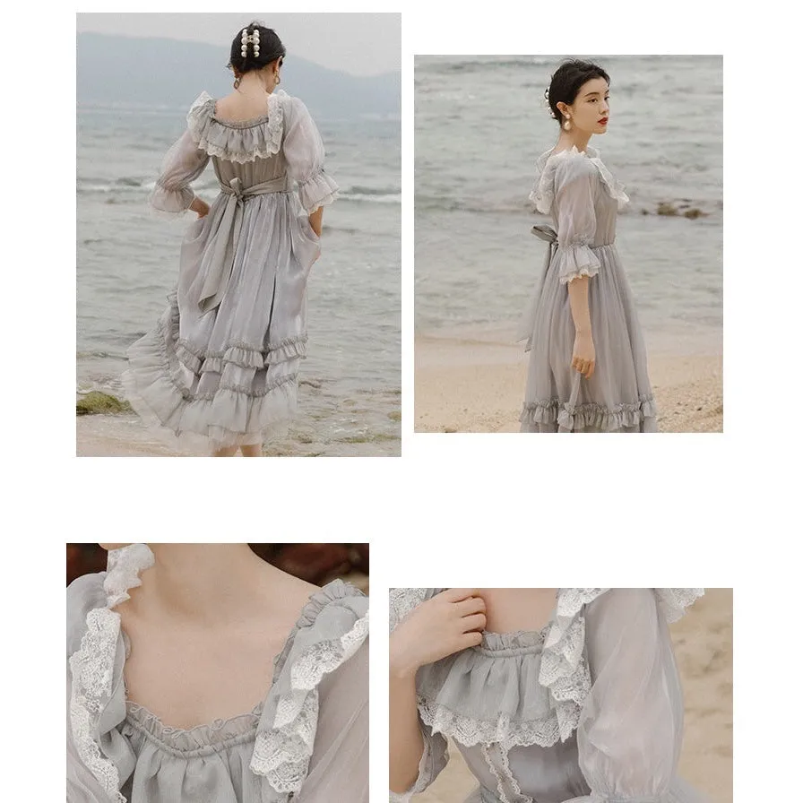 Windy Cloud Rococo Royalcore Princess Dress